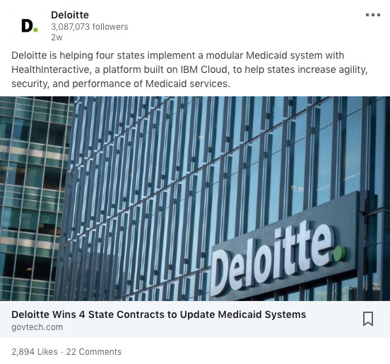 novinky linkedin deloitte